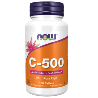 Купить NOW foods, Витамин C-500, vitamin c-500, 100 таблеток