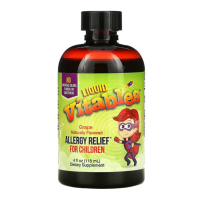Купить Vitables, жидкое средство от аллергии для детей, без спирта, со вкусом винограда, 118 мл (4 жидк)