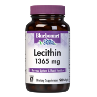 Купить Bluebonnet, натуральный лецитин, Lecithin, 1365 мг, 90 капсул