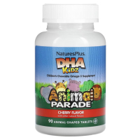 Купить Natures Plus, Animal Parade, ДГК для детей, детские жевательные таблетки, 90 таблеток