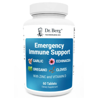 Купить Dr. Berg Emergency Immune Support, Экстренная иммунная поддержка, 60 таблеток