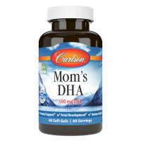 Купить Carlson, Mothers DHA, ДГК Матери, 500мг, 60 желатиновых капсул