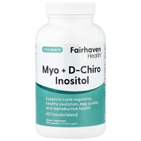 Купить Fairhaven Health, мио-инозитол и D-хиро-инозитол, 240 капсул
