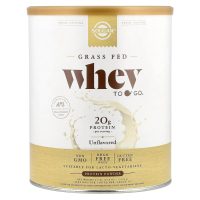 Купить Solgar, Whey To Go, сывороточный протеин от коров травяного откорма, шоколадный вкус, 1044 г