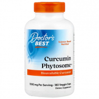 Купить Doctors Best, Куркумин с Meriva, Curcumin Phytosome with Meriva, 500 мг, 180 капсул