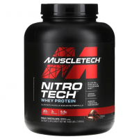 Купить MuscleTech, Nitro-Tech, сывороточный протеин, со вкусом молочного шоколада, 1,81 кг