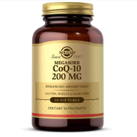 Купить Solgar Megasorb CoQ-10, Коэнзим Q10, 200 mg, 60 капсул
