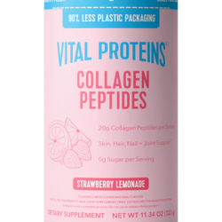 Купить Vital Proteins, Hydrolyzed Collagen Peptides, со вкусом клубники и лимона, 322 г