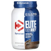 Купить Dymatize, Elite 100% Whey, сывороточный протеин в порошке, насыщенный шоколад, 907 г
