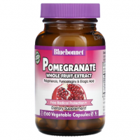Купить Bluebonnet, Pomegranate, экстракт плодов граната, 60 капсул