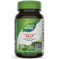 Купить Natures Way, Kelp, бурые водоросли, 600 мг, 100 вегетарианских капсул