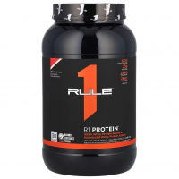 Купить Rule One, R1 Protein, Протеин, со вкусом клубники с кремом, 900 г