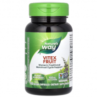 Купить Natures Way, плоды витекса, 400 мг, 100 веганских капсул