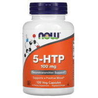 Купить NOW Foods, 5-гидрокситриптофан, 100 мг, 120 вегетарианских капсул