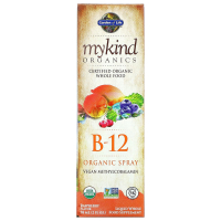 Купить Garden of Life, MyKind Organics, органический спрей с витамином B12, со вкусом малины, 58 мл (2 жидк. унции)