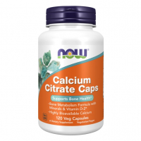 Купить NOW Foods, Кальций цитрат, Calcium Citrate Caps, 120 вегетарианских капсул