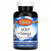 Купить Carlson, ACES + Omega, 60 мягких таблеток