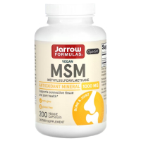 Купить Jarrow Formulas, MSM, МСМ, 1000 мг, 200 растительных капсул