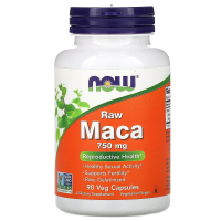 Купить NOW Foods, Мака, необработанная, 750 мг, 90 растительных капсул