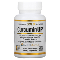 Купить California Gold Nutrition, CurcuminUP, Куркумин, 30 капсул