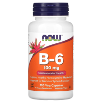 Купить NOW Foods, Vitamin B6, Витамин B6, 100 мг, 100 капсул