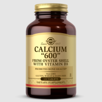 Купить Solgar, кальций «600», из устричных раковин, с витамином D3, Calcium "600" from Oyster Shell with Vitamin D3, 120 таблеток