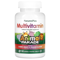 Купить Nature's Plus, Animal Parade, жевательная добавка для детей с мультивитаминами и минералами, 180 таблеток
