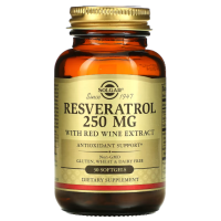 Купить Solgar, Ресвератрол, Resveratrol, 250 мг, 30 капсул