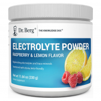 Купить Dr. Berg, Electrolyte Powder, Электролитный порошок, Малина и лимон, 330 г
