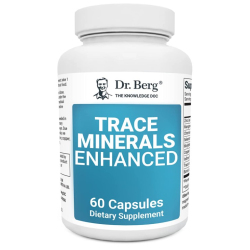 Купить Dr. Berg Trace Minerals Enhanced Complex, микроэлементы, 60 капсул