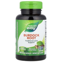Купить Natures Way, Burdock root, корень лопуха, 860 мг, 100 капсул