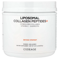 Купить Codeage, Liposomal collagen peptides, липосомальные пептиды коллагена, без добавок, 424,5 г