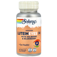 Купить Solaray, Lutein, Лютеин, 24 мг, 30 вегетарианских капсул