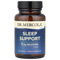 Купить Dr. Mercola, Поддержка сна, Мелатонин 5 мг, 30 капсул