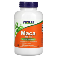 Купить NOW Foods, Мака, Maca, 500 мг, 250 капсул