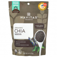 Купить Navitas Organics Chia Seeds, Органические Семена Чия, 227 г