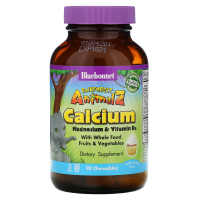 Купить Bluebonnet Nutrition, Calcium, magnesium & vitamin D3, кальций, магний и витамин Д3, 90 жевательных таблеток