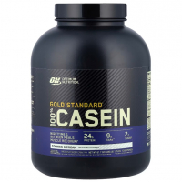 Купить Optimum Nutrition, 100% Казеин, Casein, печенье и сливки, 1,75 кг