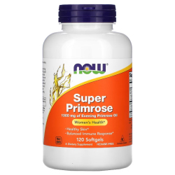 Купить Now Foods, Super Primrose, масло примулы вечерней, Evening Primrose Oil, 1300 мг, 120 капсул