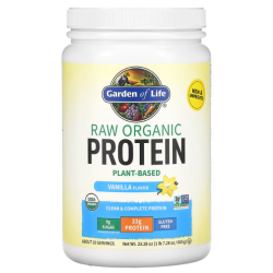 Купить Garden of Life, Organic protein, органический протеин, со вкусом ваниль, 660 г