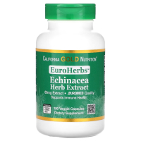Купить California Gold Nutrition, экстракт эхинацеи, Echinacea Extract, 80 мг, 180 капсул