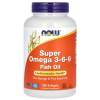 Купить Now Foods, Super Omega, супер омега 3-6-9, 800 мг, 180 капсул