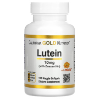 Купить California Gold Nutrition, лютеин и зеаксантин, Lutein, 10 мг, 120 растительных капсул
