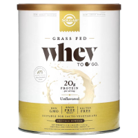 Купить Solgar, Grass Fed, сывороточный протеин в порошке, Whey To Go, без добавок, 1044 г