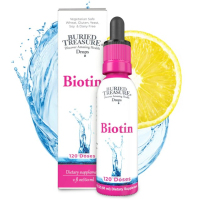 Купить Buried Treasure, Biotin Drops, Биотиновые капли, 60 мл
