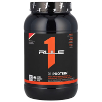 Купить Rule One, R1 Protein, Протеин, со вкусом клубники с кремом, 900 г