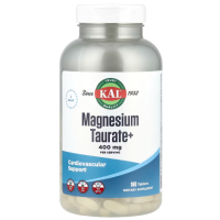 Купить KAL, Таурат магния+, Magnesium Taurate Plus, 200 мг, 180 таблеток