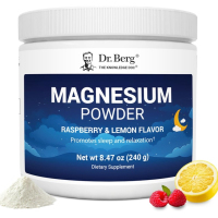 Купить Dr. Berg, Магний глицинат порошок, 325 мг, вкус малины и лимона, 240 г