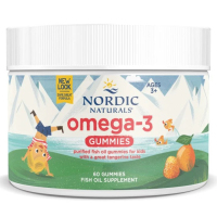 Купить Nordic Naturals, Omega-3, Омега-3, со вкусом мандарина, 82 мг, 60 жевательных конфет