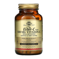 Купить Solgar, Ester-C Plus, витамин C, 500 мг, 100 вегетарианских капсул